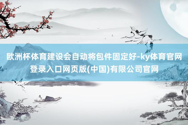 欧洲杯体育建设会自动将包件固定好-ky体育官网登录入口网页版(中国)有限公司官网