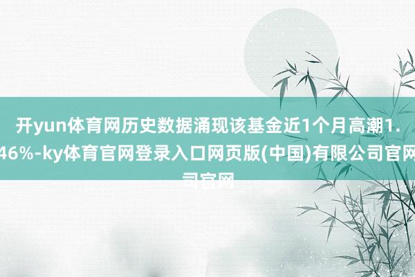 开yun体育网历史数据涌现该基金近1个月高潮1.46%-ky体育官网登录入口网页版(中国)有限公司官网
